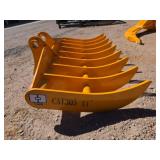 CAT 305 Excavator Rake Attachment 44\" w/ Teeth