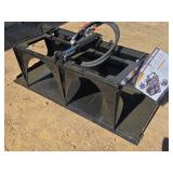 GIYI 44\" Mini Skid Steer Plate Grabber Attachment