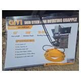 GIYI Mini Skid Steer Mini Rotating Grapple Attachment - Model GY-MRG63