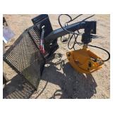 GIYI Mini Skid Steer Mini Rotating Grapple Attachment - Model GY-MRG63