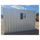 12ft Modified Shipping Container Office