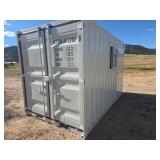 12ft Modified Shipping Container Office