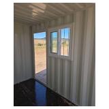 12ft Modified Shipping Container Office