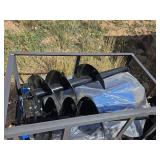 Unused AGT Heavy Duty Skid Steer Auger - Model ECAG