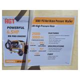 AGT Industrial 3000 PSI Hot Water Pressure Washer HPW3000-1
