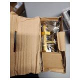 Gold Anodized Aluminum Wall/Bathroom Shelf