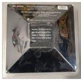 4x4 Black Solar Pyramid Post Cap Light in Original Packaging