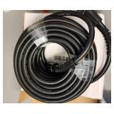 Industrial High Pressure Hose Coil - Black/Orange