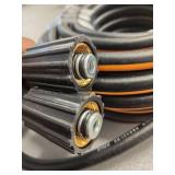 Industrial High Pressure Hose Coil - Black/Orange