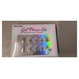 Reusable Press-On Toenails Set sliver 2PK