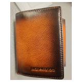 Mariekanico Leather Bifold ID Wallet