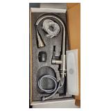 SSO Kitchen Faucet with Pull-Down Sprayer - Brushed Nickel