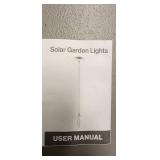 New Solar Garden Path Light with Manual