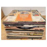 Vintage vinyl and rca laser disk