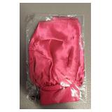 New Pink Satin bonnet 5pk
