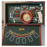 Vintage Casino Roulette Table Set
