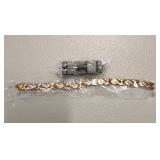 Rose Gold Crystal Bracelet with Clasp