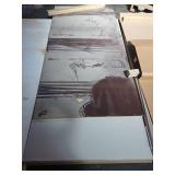 8x4 ft  Laminate Panel Gray Laminated Solid Surface Sheets - Quantity of 5