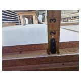 8x4 ft White Melamine Laminated Solid Surface Sheets - Quantity of 5