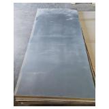 8x4 ft Gray Laminated Solid Surface Sheets - Quantity of 7
