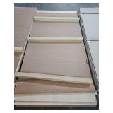 8x4 ft Wood Look Laminated Solid Surface Sheets - Quantity of 2