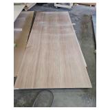 8x4 ft Double-Sided Wood Grain/ White Commercial Fiberboard Panel