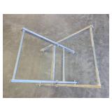 Set of Two Tile Cutters and Folding Base for Equipment.