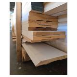 (12) Poplar Wood Boards