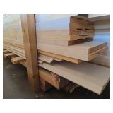 (12) Poplar Wood Boards