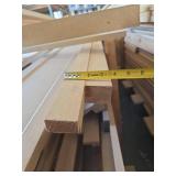 Lot of Pine Wood Trim Molding & Misc Wood