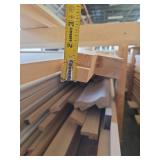 Lot of Pine Wood Trim Molding & Misc Wood