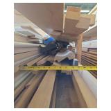 Lot of Pine Wood Trim Molding & Misc Wood