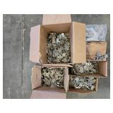 Bulk Lot of Assorted 10mm Steel Cabinet Hinge Plates