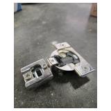 Bulk Lot of Assorted 10mm Steel Cabinet Hinge Plates