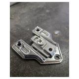Bulk Lot of Assorted 10mm Steel Cabinet Hinge Plates