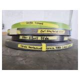 (4) Edge Banding Rolls - Mixed Colors