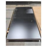 8x4 ft Black Laminated Solid Surface Sheets - Quantity of 4