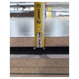 8x4 ft Black Laminated Solid Surface Sheets - Quantity of 4