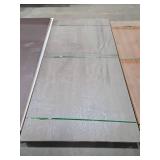 8x4 ft CB Stickley Oak Laminate Solid Surface Sheets - Quantity of 3