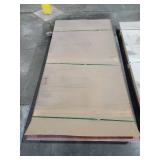 8x4 ft Wood Laminated Solid Surface Sheets - Quantity of 5