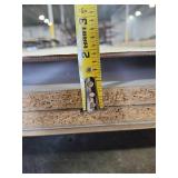 8x4 ft White Design Laminated Solid Surface Sheets - Quantity of 2