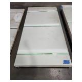 8x4 ft White Design Laminated Solid Surface Sheets - Quantity of 5