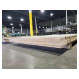 8x4 ft White Design Laminated Solid Surface Sheets - Quantity of 5