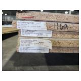8x4 ft White Design Laminated Solid Surface Sheets - Quantity of 5