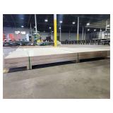 8x4 ft White Design Laminated Solid Surface Sheets - Quantity of 8
