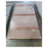 8x4 ft Wood Laminated Solid Surface Sheets - Quantity of 4