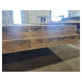 8x4 ft Wood Laminated Solid Surface Sheets - Quantity of 4
