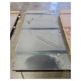 8x4 ft Commercial Grade Black Laminated Solid Surface Sheet