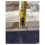 8x4 ft White Laminated Solid Surface Sheets -  Quantity of 2