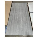 8x4 ft Gray Wood Laminated Solid Surface Sheet -  Quantity of 2